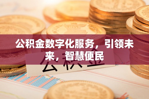 中区公积金数字化服务，引领未来，智慧便民