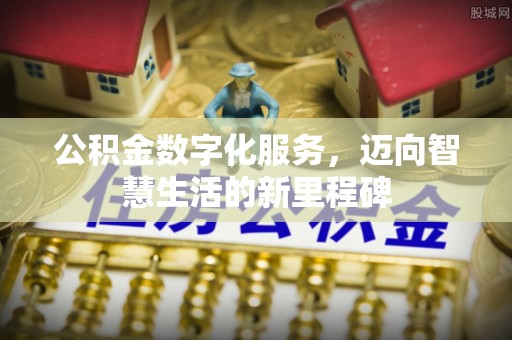 中区公积金数字化服务，迈向智慧生活的新里程碑