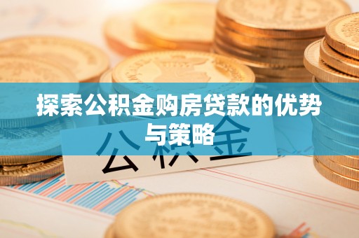中区探索公积金购房贷款的优势与策略