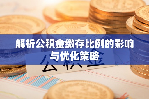 中区解析公积金缴存比例的影响与优化策略