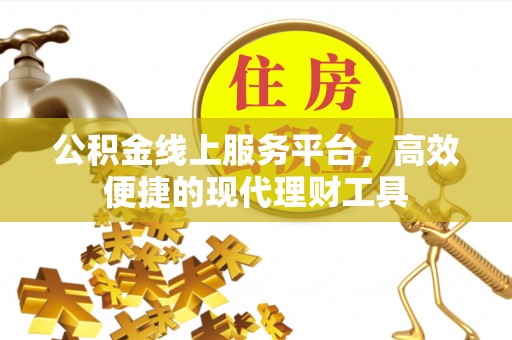 中区公积金线上服务平台，高效便捷的现代理财工具
