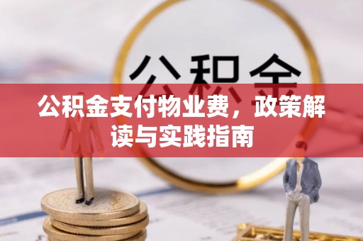 中区公积金支付物业费，政策解读与实践指南