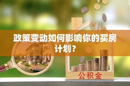 中区政策变动如何影响你的买房计划？