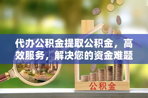 中区代办公积金提取公积金，高效服务，解决您的资金难题