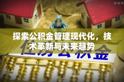 中区探索公积金管理现代化，技术革新与未来趋势