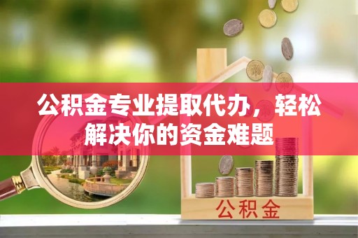 中区公积金专业提取代办，轻松解决你的资金难题