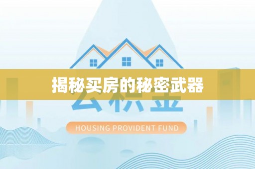 中区揭秘买房的秘密武器