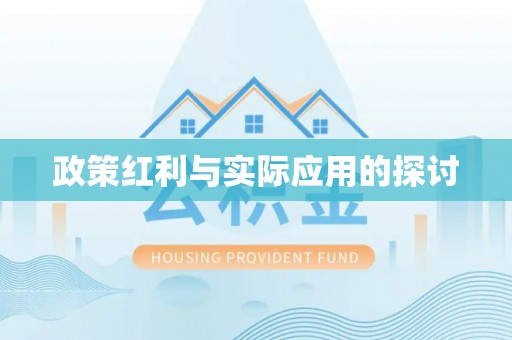 中区政策红利与实际应用的探讨
