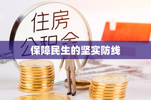 中区保障民生的坚实防线