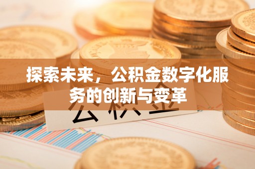 中区探索未来，公积金数字化服务的创新与变革