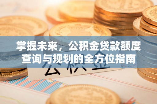 中区掌握未来，公积金贷款额度查询与规划的全方位指南