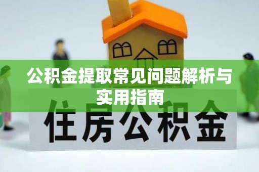 中区公积金提取常见问题解析与实用指南