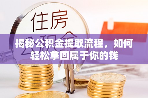 中区揭秘公积金提取流程，如何轻松拿回属于你的钱