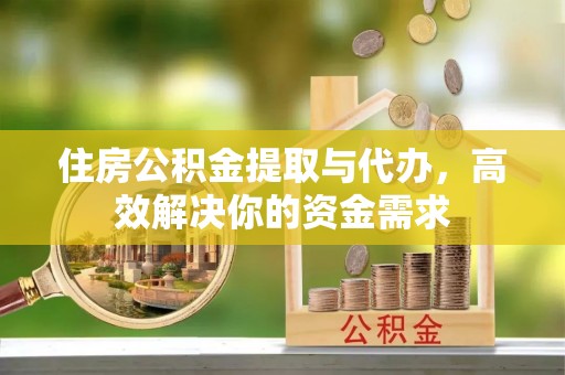 中区住房公积金提取与代办，高效解决你的资金需求