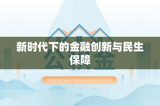 中区新时代下的金融创新与民生保障